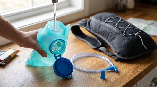 Comment remplir correctement une poche à eau avant une sortie ?