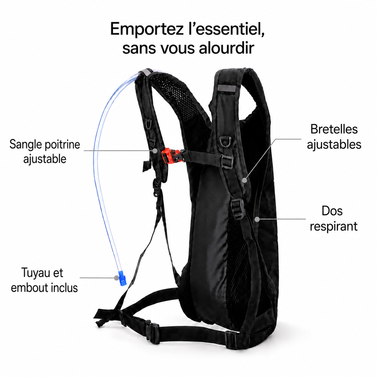 Sac d’hydratation trail 2L